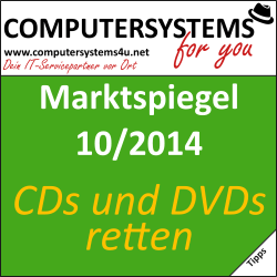 Marktspiegel 10/2014 – Original-CDs und DVDs retten