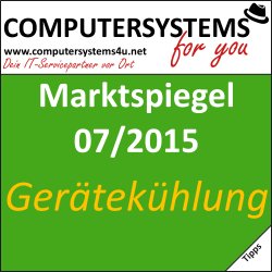 Marktspiegel 07/2015 – Auch Ihren Geräten kann's heiß werden!