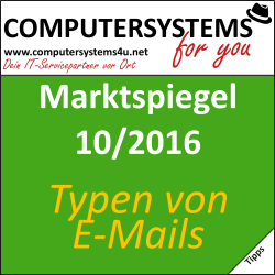 Marktspiegel 10 2016: E-Mail-Typen und -Signaturen