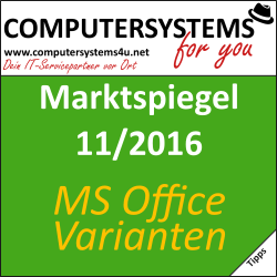 Marktspiegel 11 2016: Office-Varianten