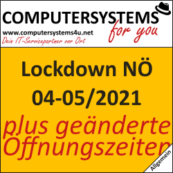 Allgemeine Infos ab 1. April 2021 (bis Lockdown-Ende für Niederösterreich)